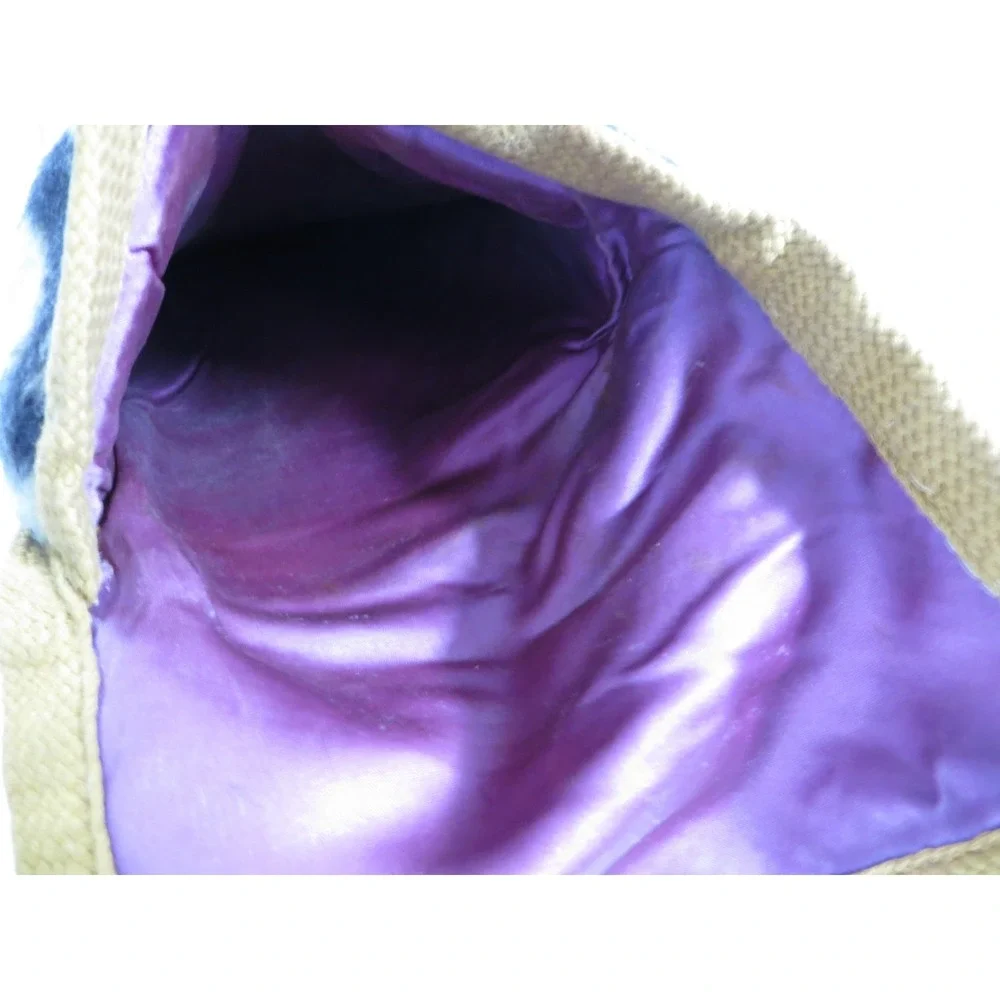 Vintage Leopard Print Fleece Purple‎ Satin Lined Rifle Shotgun Sock Case Bag 52